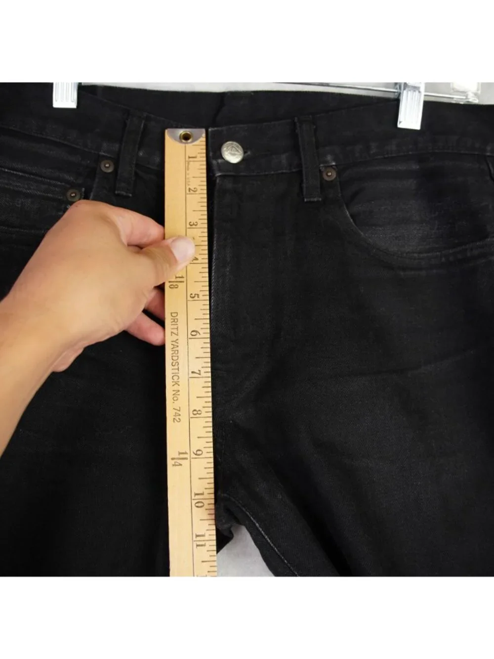 J. Crew Mens Style 484 Straight Leg Jeans W31 L30 Black Japanese Kaihara Denim